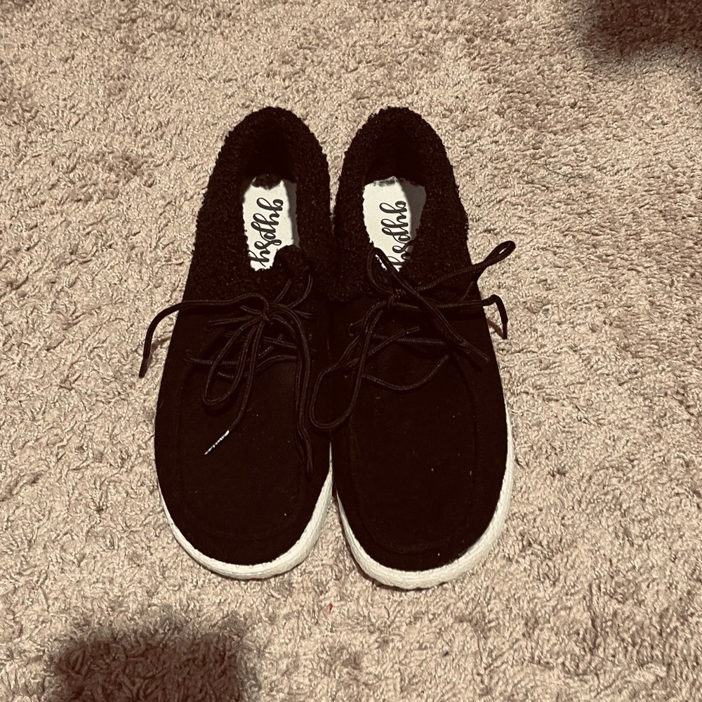 Black lace up Gypsy Jazz